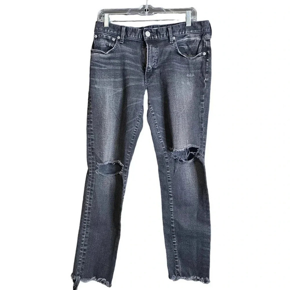 MOUSSY VINTAGE Fremont Skinny Denim Jeans Black Size 30 - Picture 5 of 11